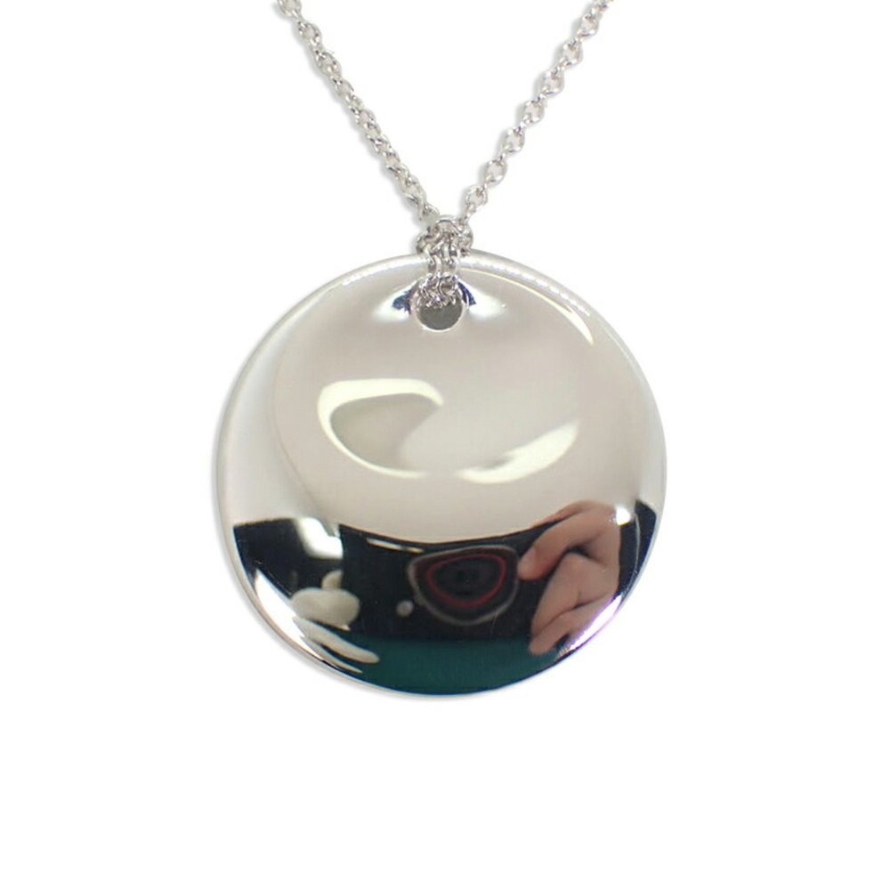 TIFFANY 925 circle pendant necklace - Picture 1 of 9